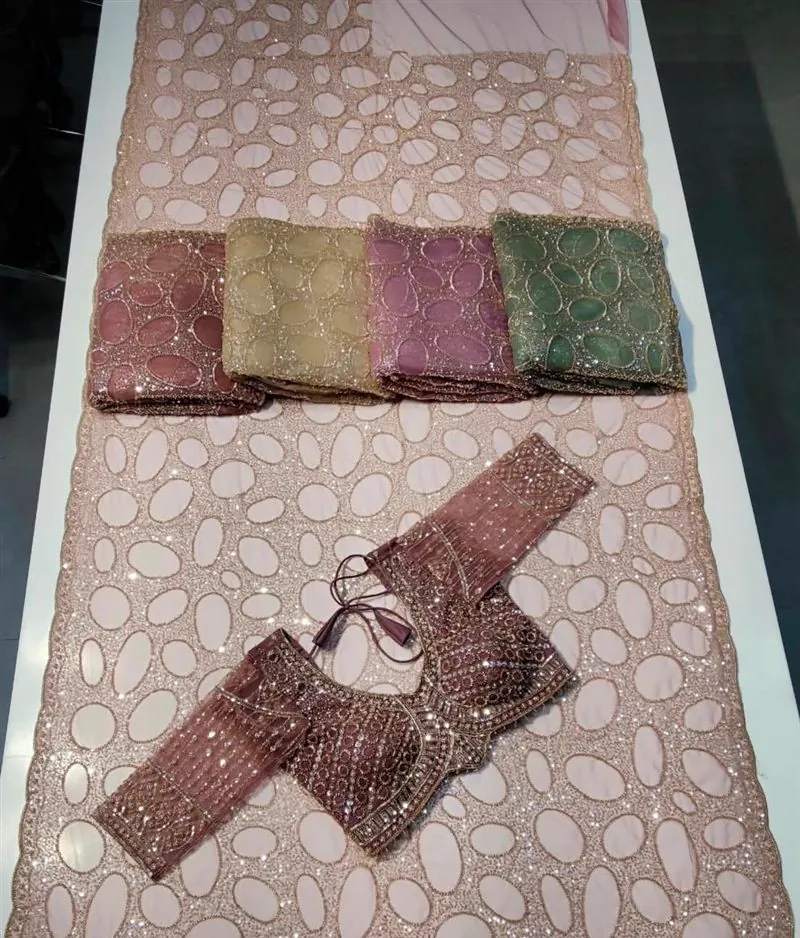 Net Beads Work, design 4528 B
