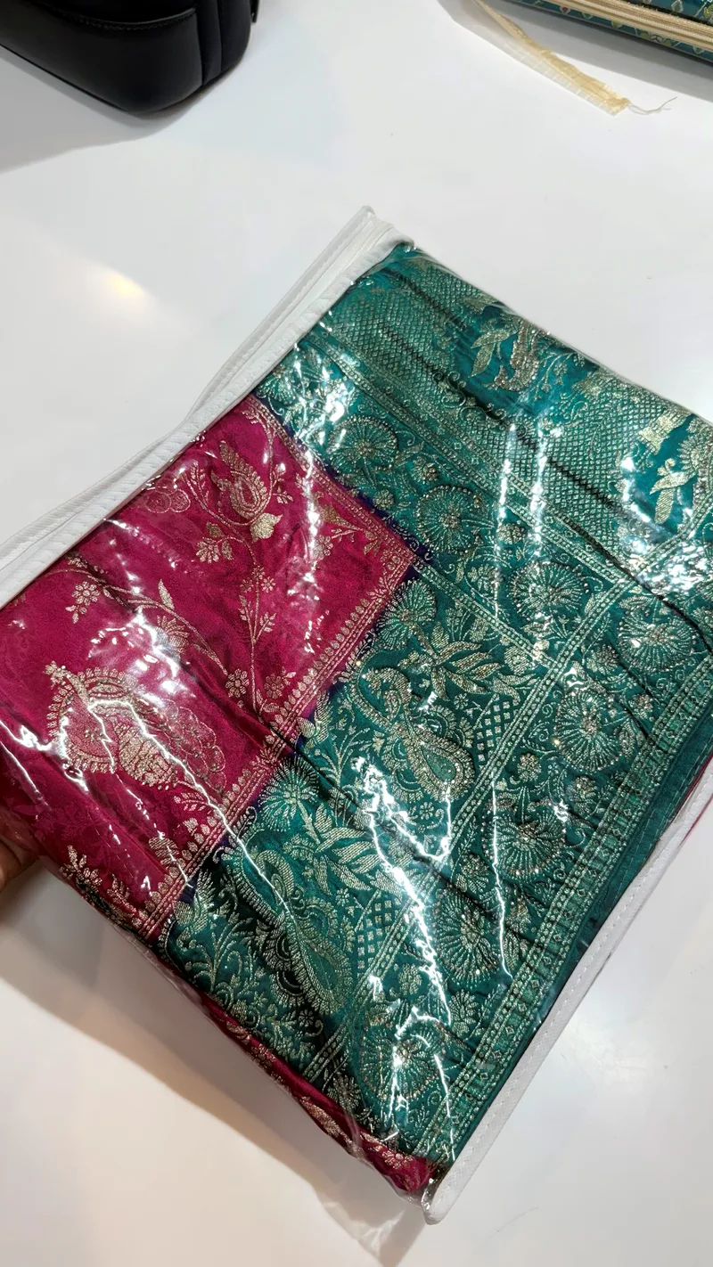 Clear zip bag